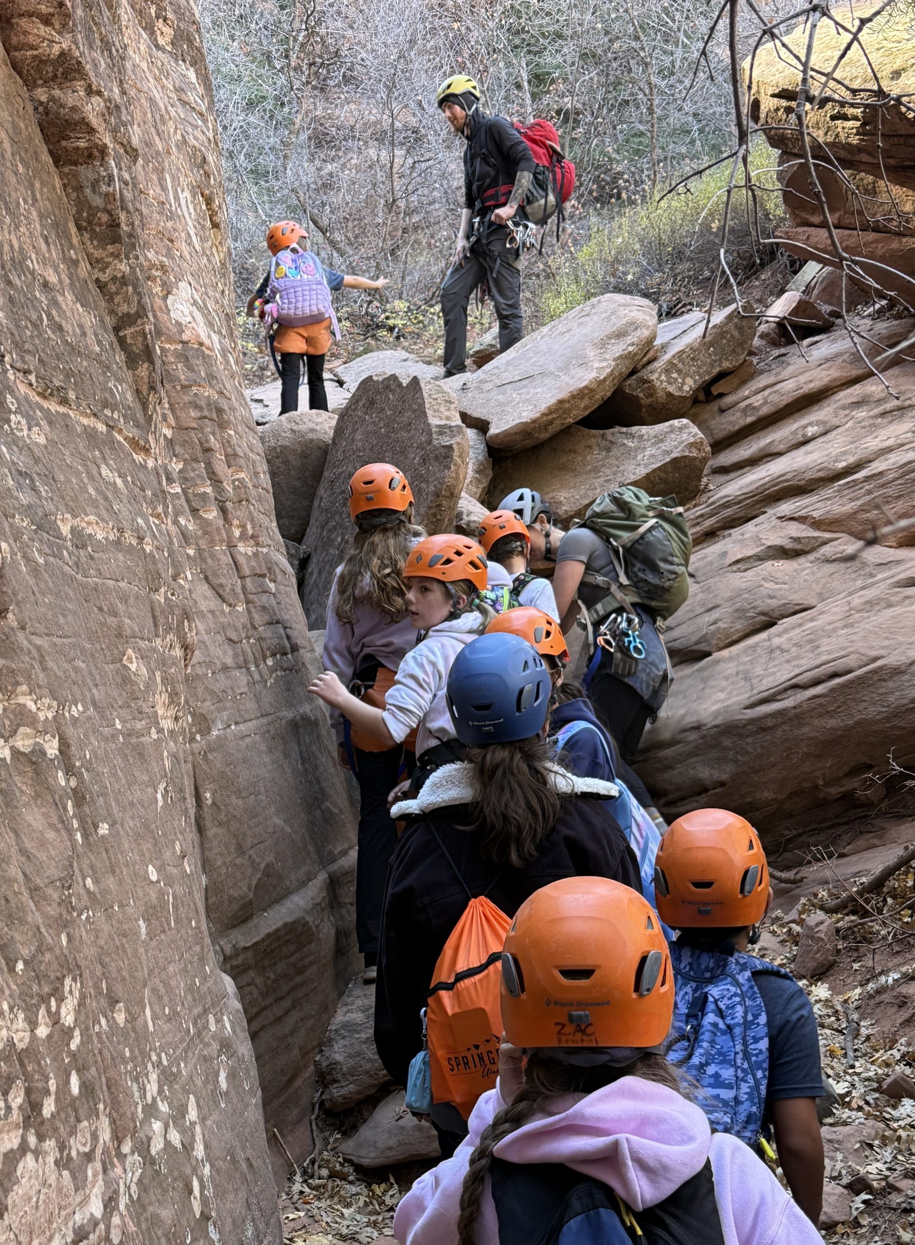 SES Adventure Club Hiking and Rock Climbing
