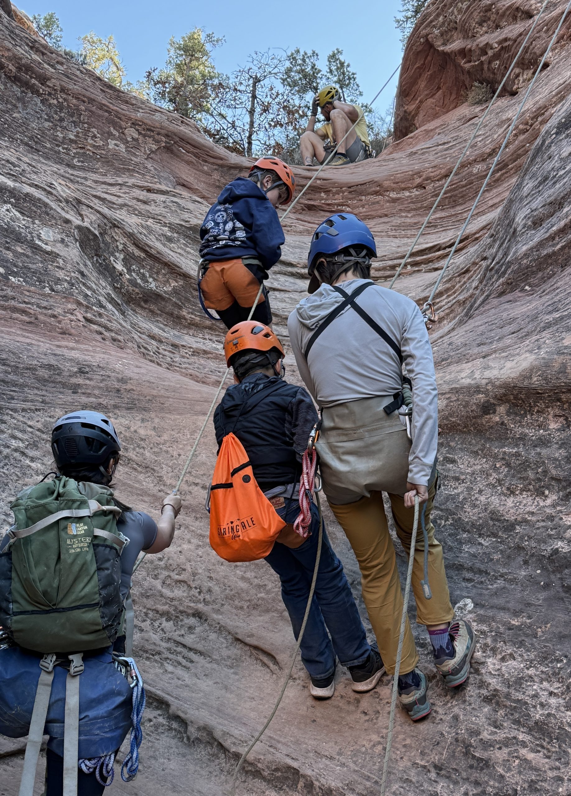 SES Adventure Club Repelling