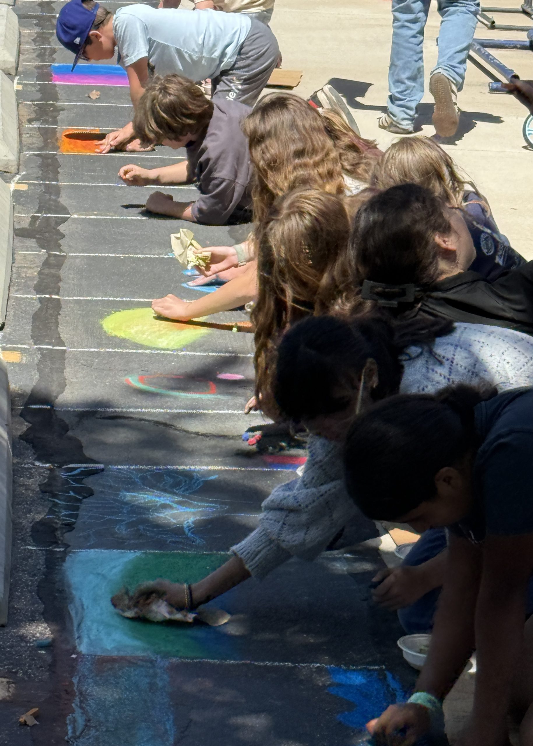 Students Drawing With Chalk 2026